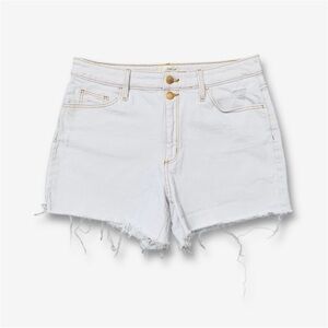 Universal Thread Womens Vintage Midi Jean Shorts Light Wash Denim Size 10/30